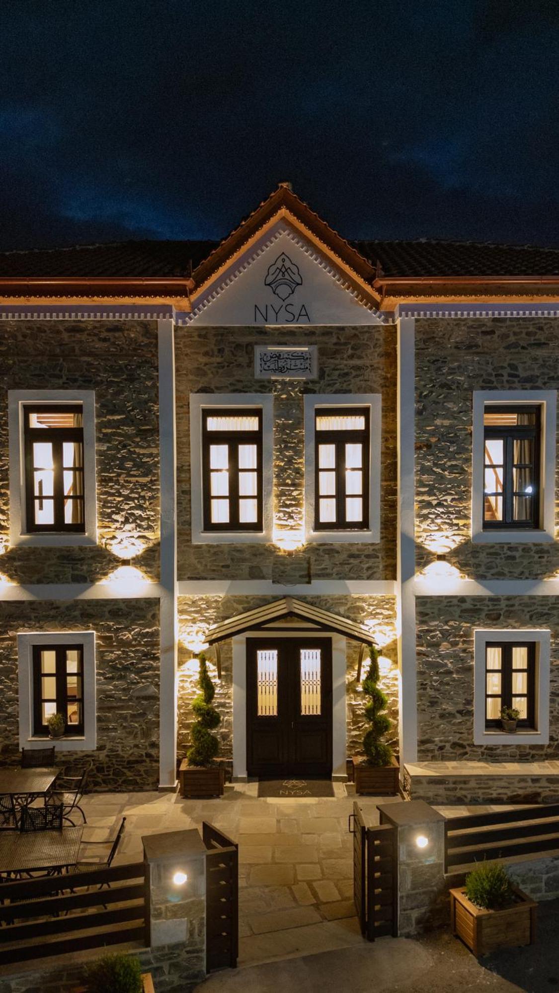 Hotel Νysa Mousthéni Exteriér fotografie